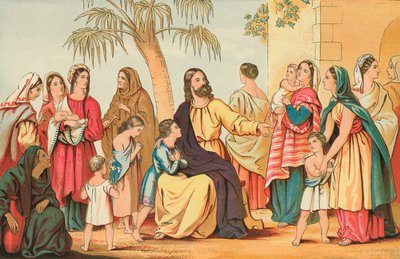 Cristo benedice i bambini da English School