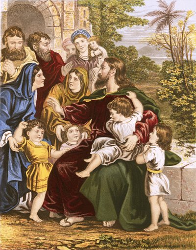 Cristo benedice i bambini da English School