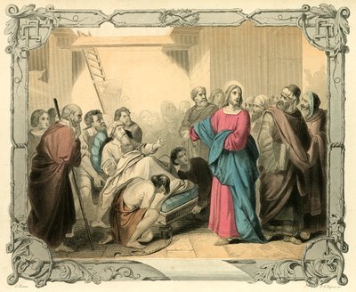 Cristo guarisce il paralitico da English School