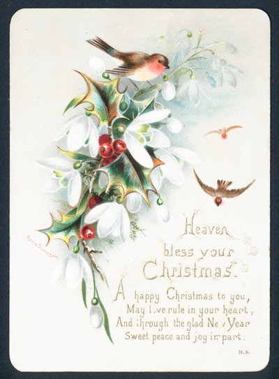 Biglietto di Natale - Il cielo benedica il tuo Natale da English School