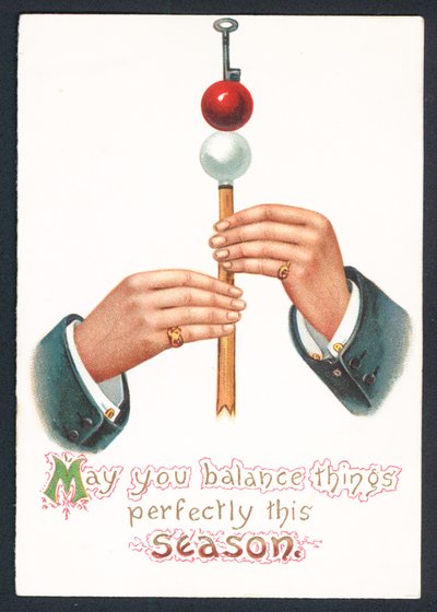 Biglietto di Natale - Possa tu bilanciare tutto perfettamente in questa stagione da English School