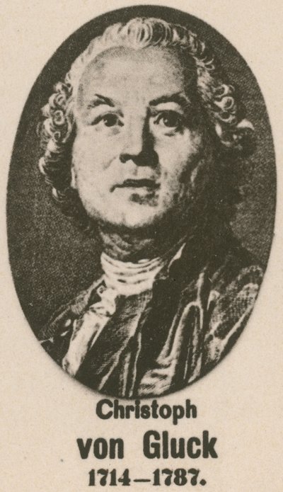 Christoph von Gluck (incisione) da English School