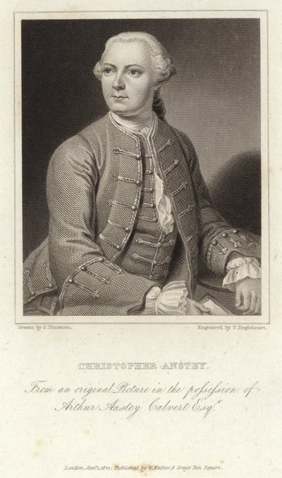 Christopher Anstey - Scrittore e poeta inglese (1724-1805) da English School