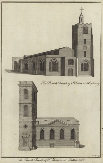 Chiesa di St John, Hackney e Chiesa di St Thomas, Southwark da English School