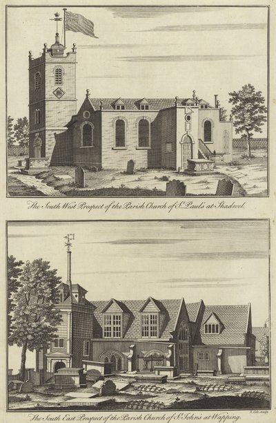 Chiesa di St Paul, Shadwell e Chiesa di St John, Wapping da English School