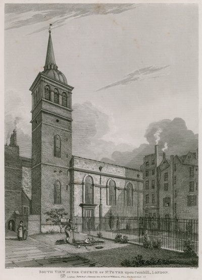 Chiesa di San Pietro su Cornhill, Londra da English School