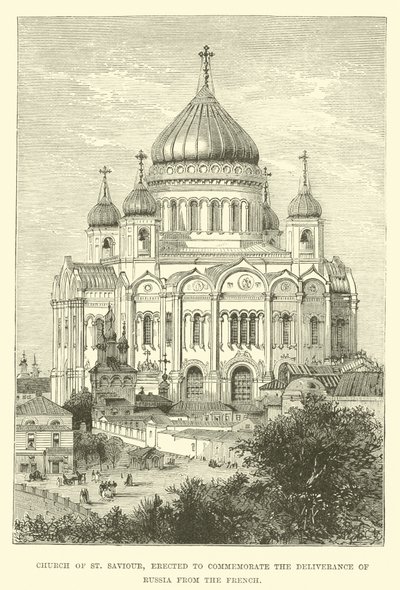 Chiesa del Salvatore, eretta per commemorare la liberazione della Russia dai francesi da English School