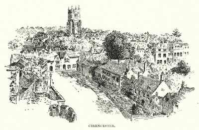 Cirencester (litografia) da English School