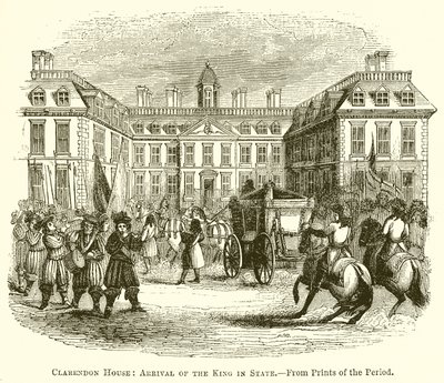Clarendon House: Arrivo del Re in Stato da English School