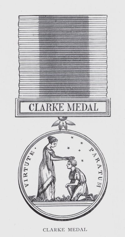 Medaglia Clarke (litografia) da English School