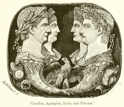 Claudio, Agrippina, Livia e Tiberio da English School