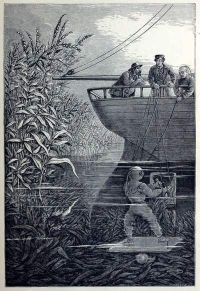 Pulizia della vite, da Sotto le onde, o Immersione in acque profonde da English School