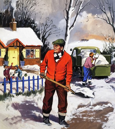 Spalare la neve da English School
