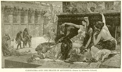 Cleopatra e la morte di Antonio da English School