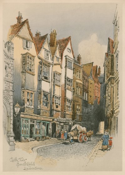 Cloth Fair, Smithfield, Londra da English School