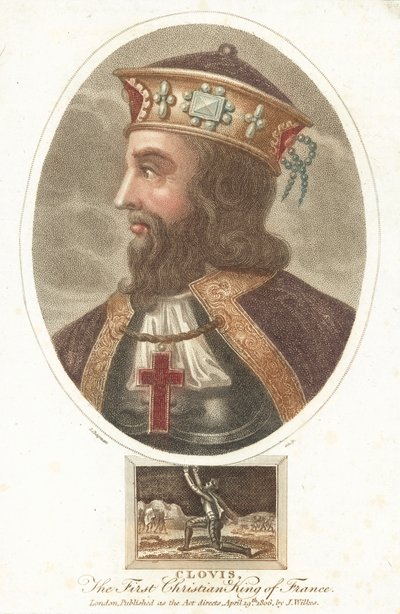 Clodoveo I, primo re cristiano dei Franchi da English School