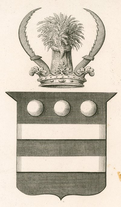 Stemma di Sir Edward Hungerford da English School