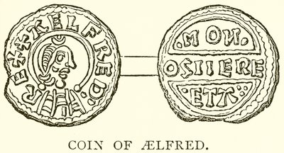 Moneta di Aelfred da English School