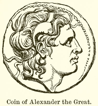 Moneta di Alessandro Magno da English School