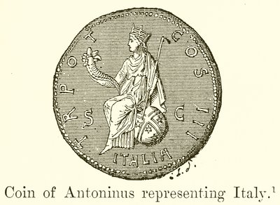 Moneta di Antonino che rappresenta l