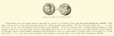 Moneta di Salome e Aristobulo da English School