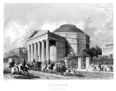 Colosseo, Regents Park, 1837 da English School