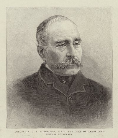 Colonnello A C F Fitzgeorge, Segretario Privato di SAR il Duca di Cambridge da English School