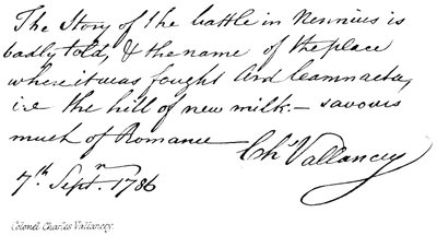 Colonnello Charles Vallancey da English School