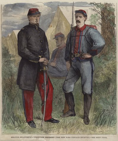 Il reggimento volontario del colonnello Ellsworth da English School