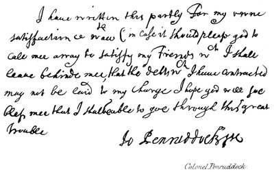 Colonnello Penruddock da English School