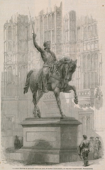 Statua colossale di Riccardo Cuor di Leone da English School
