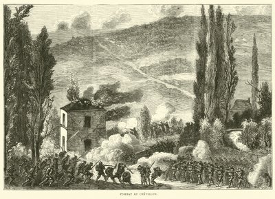 Combattimento a Chatillon, ottobre 1870 da English School