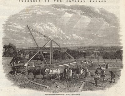 Inizio del Crystal Palace a Sydenham da English School
