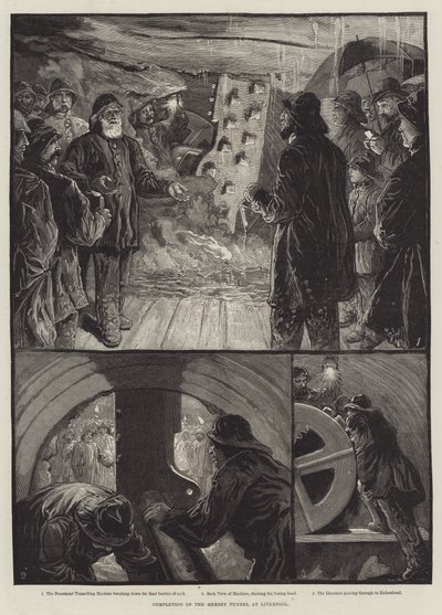 Completamento del tunnel del Mersey a Liverpool da English School
