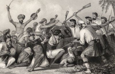 Conflitto con i Ghazees prima di Bareilly il 6 maggio 1858, da 