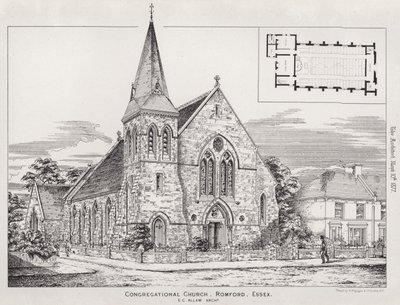 Chiesa Congregazionale, Romford, Essex da English School