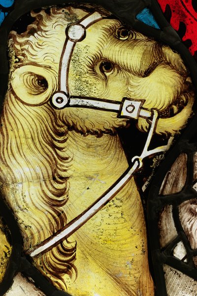 Sezione conservata dalla Grande Finestra Est a York Minster: 