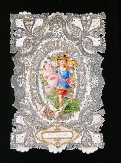 Costanza, biglietto di San Valentino, c.1860 da English School
