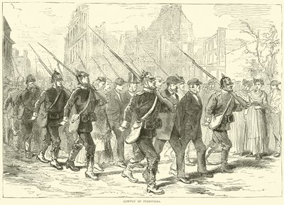 Convoglio di prigionieri, ottobre 1870 da English School