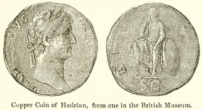 Moneta di rame di Adriano, da una nel British Museum da English School