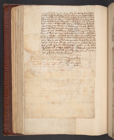 Copia di una lettera di Lady Elizabeth Compton, poi Contessa di Northampton, a suo marito, Harley MS 7003, f.158v (penna e inchiostro su carta) da English School