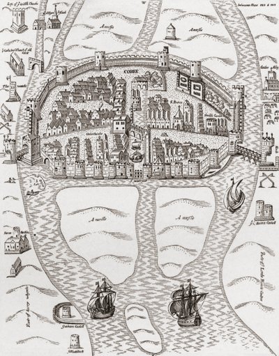 Cork, Contea di Cork, Irlanda nel 1633, da 