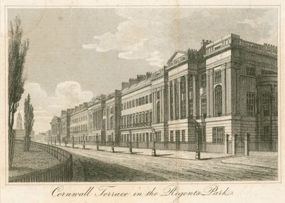 Cornwall Terrace, Regents Park, Londra da English School