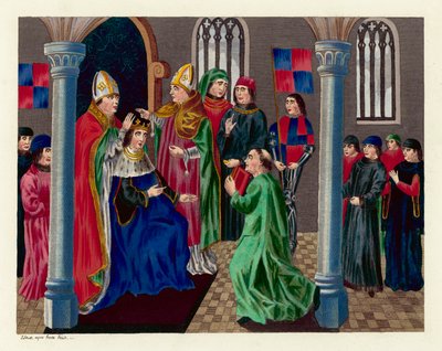 Incoronazione di Re Enrico IV da English School