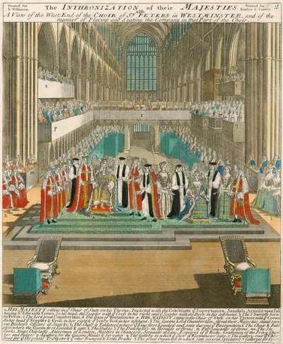Incoronazione del Re Guglielmo III e della Regina Maria l