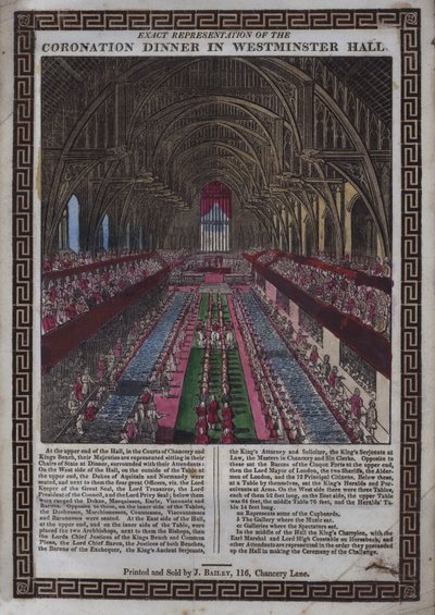 Incoronazione di Sua Maestà [cioè Giorgio III] a Westminster da English School