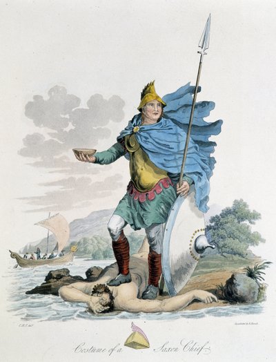 Costume di un capo sassone - in 