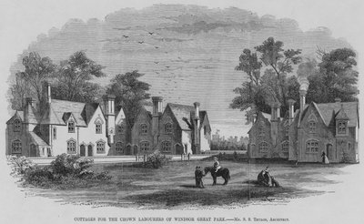 Cottage per i lavoratori della corona del Windsor Great Park da English School