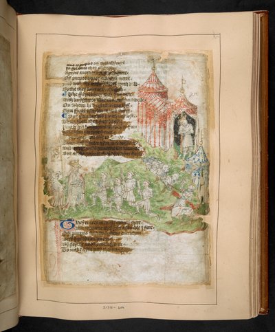 Cotton MS Tiberius A VII/1 fol. 75r, fine XV secolo da English School