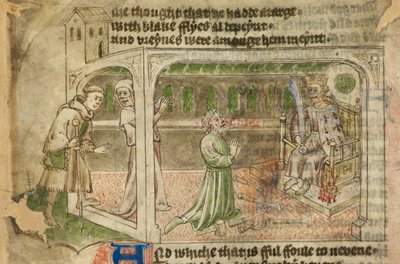 Cotton Tiberius A. VII, f.65v, La Casa dell